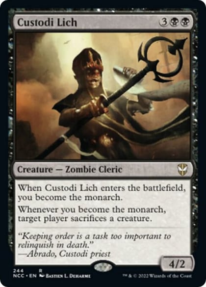 Custodi Lich, Commander: Streets of New Capenna 244
