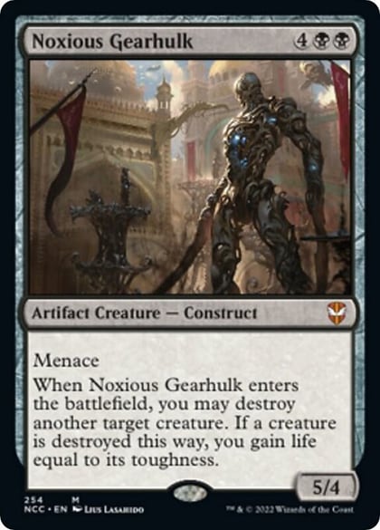 Noxious Gearhulk, Commander: Streets of New Capenna 254
