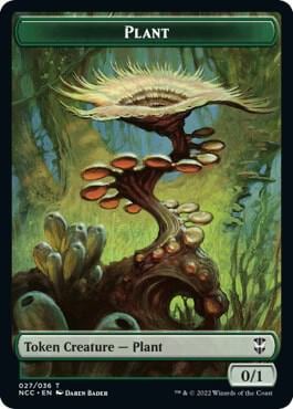Plant // Citizen Double-Sided Token, Commander: Streets of New Capenna 27 // 12