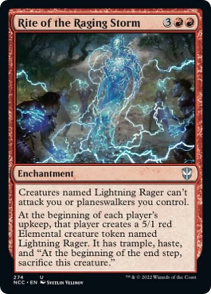 Rite of the Raging Storm, Commander: Streets of New Capenna 274