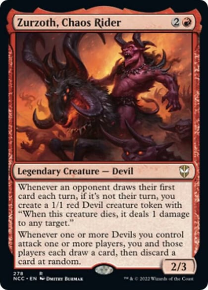 Zurzoth, Chaos Rider, Commander: Streets of New Capenna 278