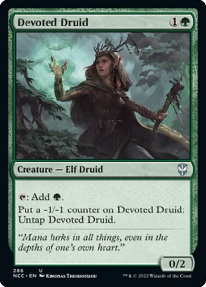 Devoted Druid, Commander: Streets of New Capenna 286