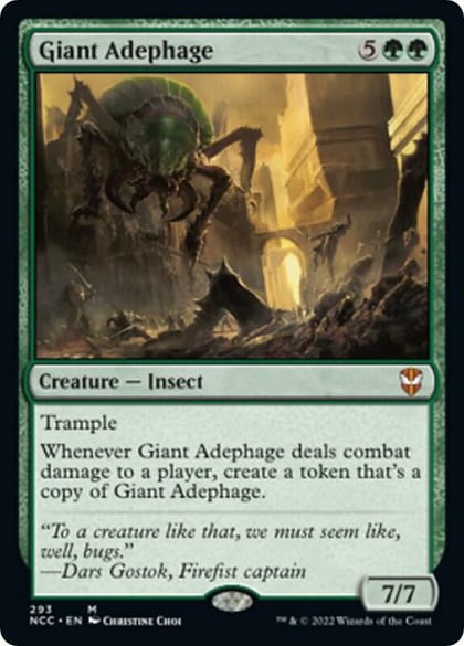 Giant Adephage, Commander: Streets of New Capenna 293