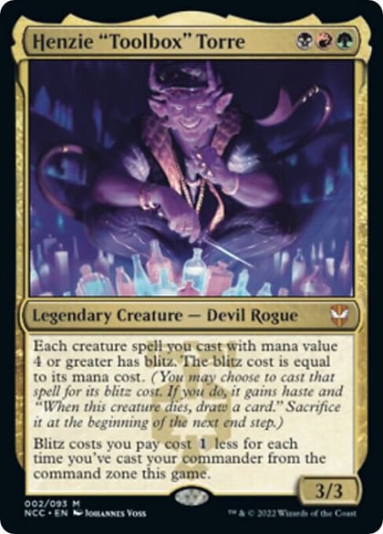 Henzie "Toolbox" Torre, Commander: Streets of New Capenna 2