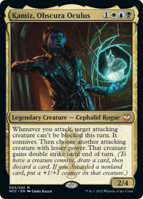 Kamiz, Obscura Oculus, Commander: Streets of New Capenna 3