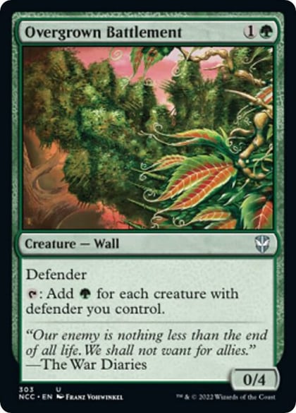 Overgrown Battlement, Commander: Streets of New Capenna 303