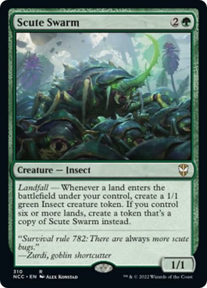 Scute Swarm, Commander: Streets of New Capenna 310