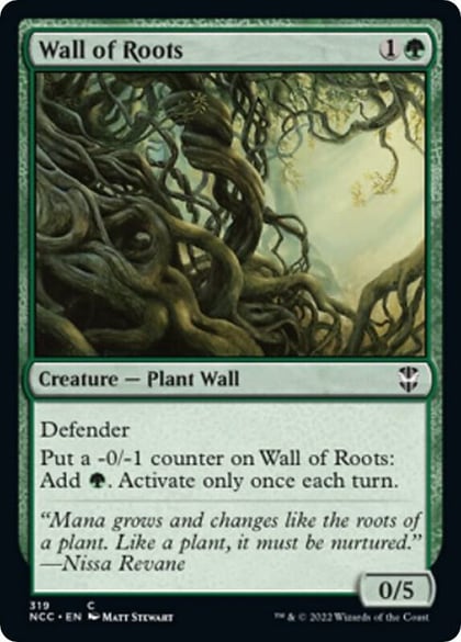 Wall of Roots, Commander: Streets of New Capenna 319