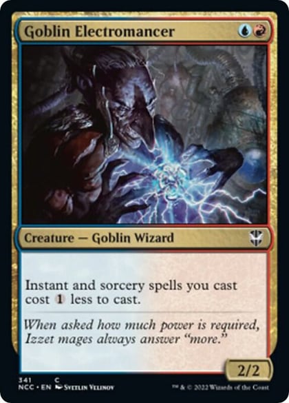Goblin Electromancer, Commander: Streets of New Capenna 341