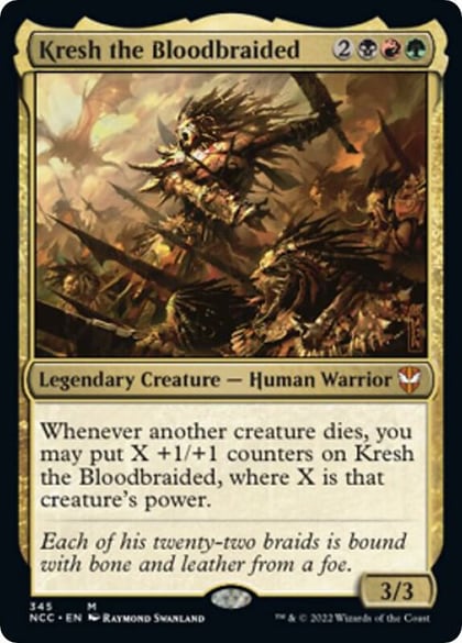 Kresh the Bloodbraided, Commander: Streets of New Capenna 345