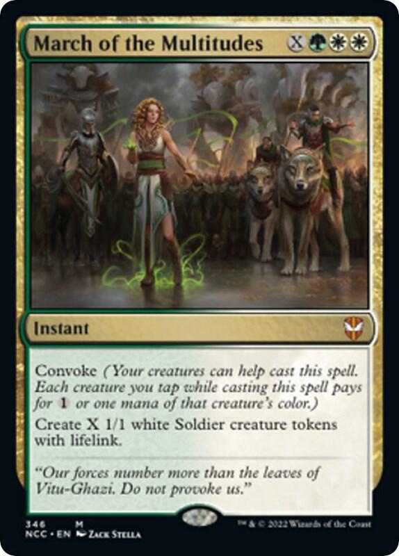 March of the Multitudes, Commander: Streets of New Capenna 346