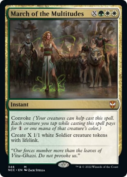 March of the Multitudes, Commander: Streets of New Capenna 346