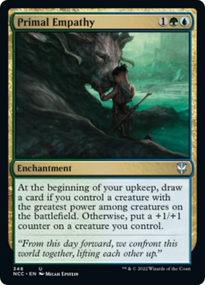 Primal Empathy, Commander: Streets of New Capenna 348