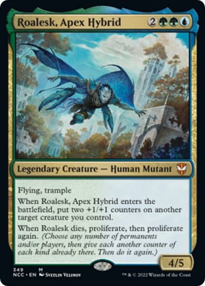 Roalesk, Apex Hybrid, Commander: Streets of New Capenna 349