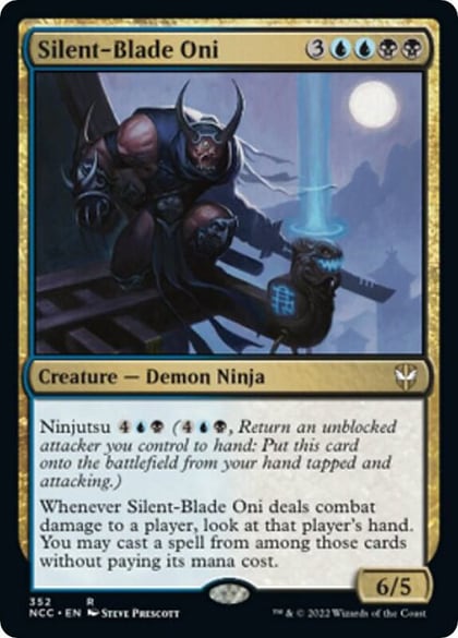 Silent-Blade Oni, Commander: Streets of New Capenna 352