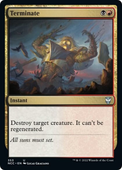 Terminate, Commander: Streets of New Capenna 353