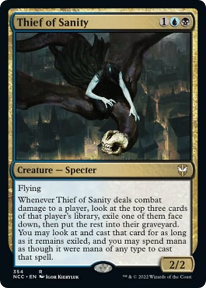 Thief of Sanity, Commander: Streets of New Capenna 354