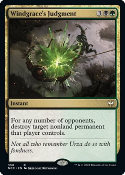 Windgrace's Judgment, Commander: Streets of New Capenna 358