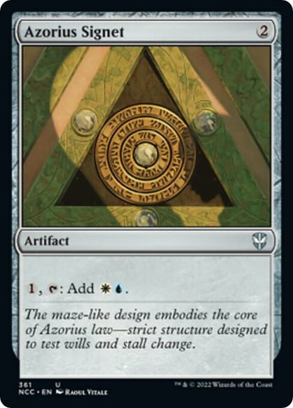 Azorius Signet, Commander: Streets of New Capenna 361