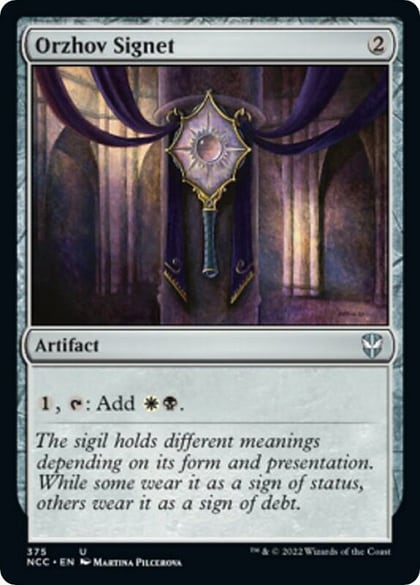 Orzhov Signet, Commander: Streets of New Capenna 375