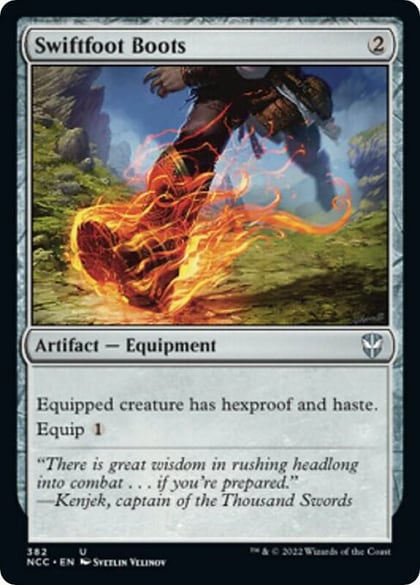 Swiftfoot Boots, Commander: Streets of New Capenna 382