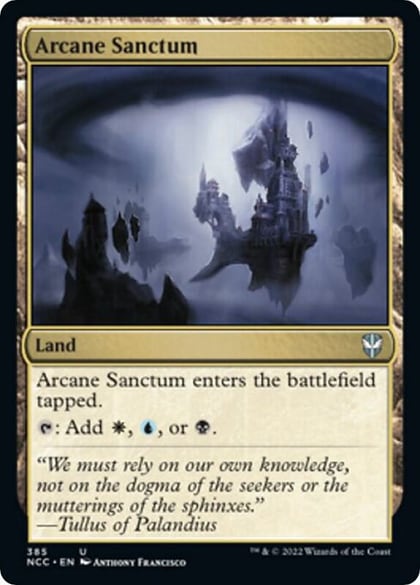 Arcane Sanctum, Commander: Streets of New Capenna 385