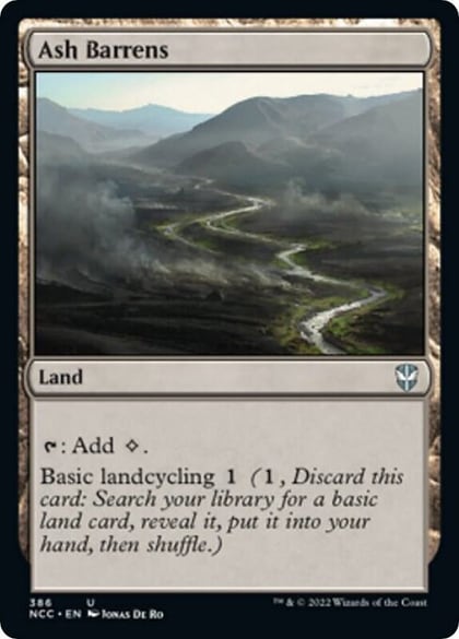 Ash Barrens, Commander: Streets of New Capenna 386