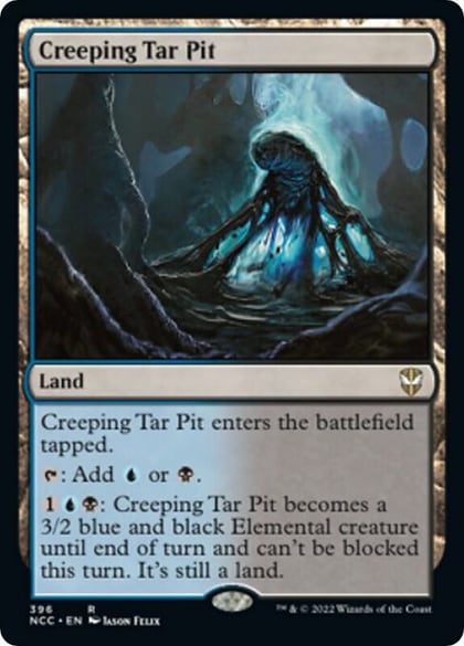 Creeping Tar Pit, Commander: Streets of New Capenna 396