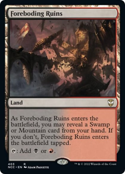 Foreboding Ruins, Commander: Streets of New Capenna 403