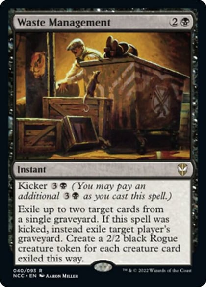 Waste Management, Commander: Streets of New Capenna 40