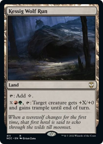 Kessig Wolf Run, Commander: Streets of New Capenna 411