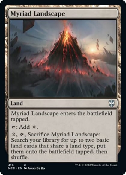 Myriad Landscape, Commander: Streets of New Capenna 416