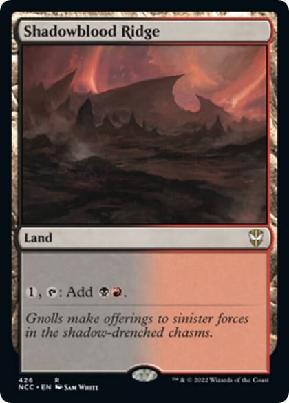 Shadowblood Ridge, Commander: Streets of New Capenna 426