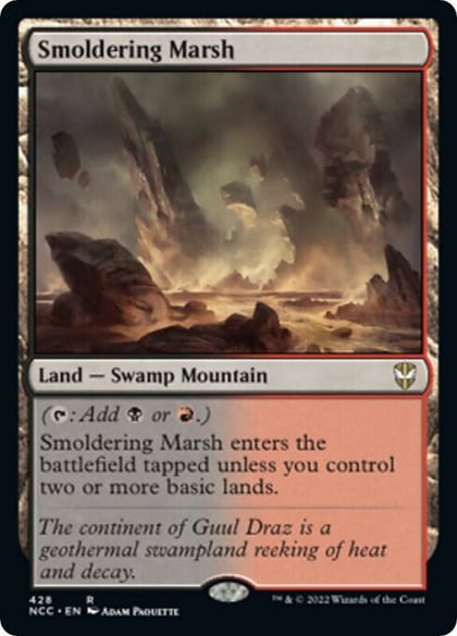 Smoldering Marsh, Commander: Streets of New Capenna 428