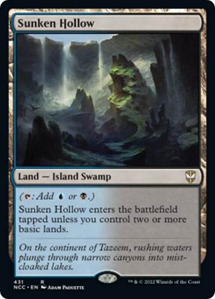 Sunken Hollow, Commander: Streets of New Capenna 431