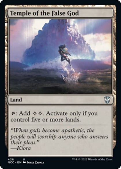 Temple of the False God, Commander: Streets of New Capenna 436