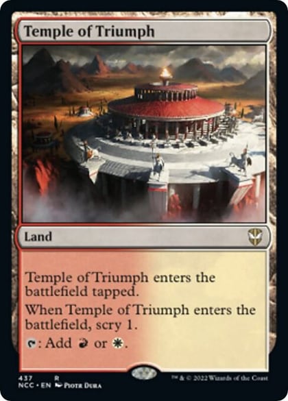 Temple of Triumph, Commander: Streets of New Capenna 437