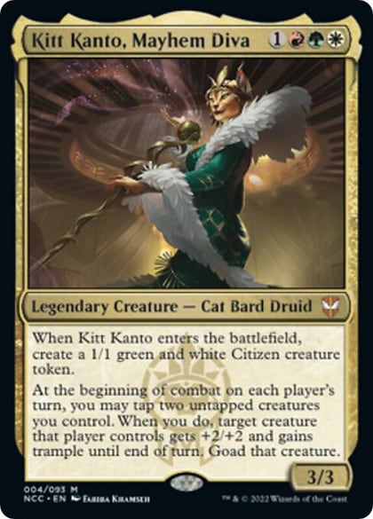 Kitt Kanto, Mayhem Diva, Commander: Streets of New Capenna 4