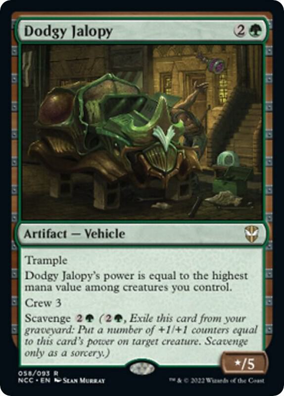 Dodgy Jalopy, Commander: Streets of New Capenna 58