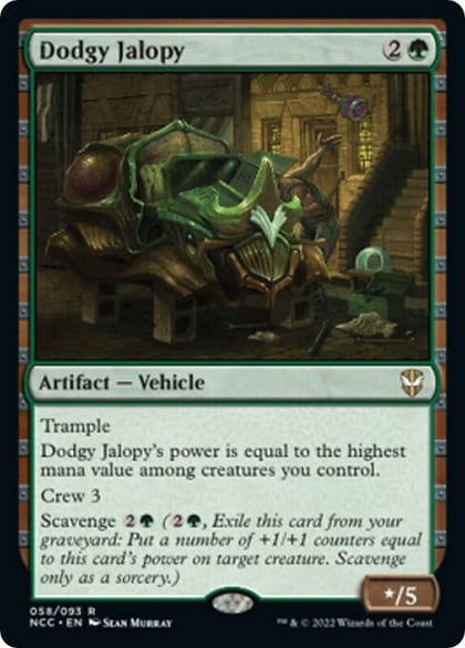 Dodgy Jalopy, Commander: Streets of New Capenna 58