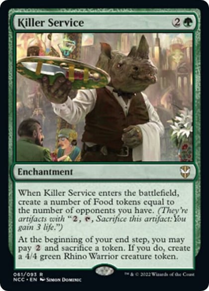 Killer Service, Commander: Streets of New Capenna 61