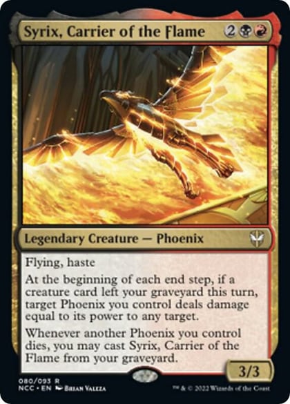 Syrix, Carrier of the Flame, Commander: Streets of New Capenna 80