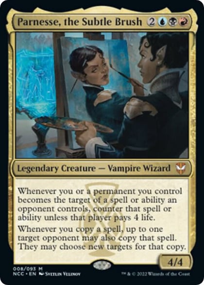 Parnesse, the Subtle Brush, Commander: Streets of New Capenna 8