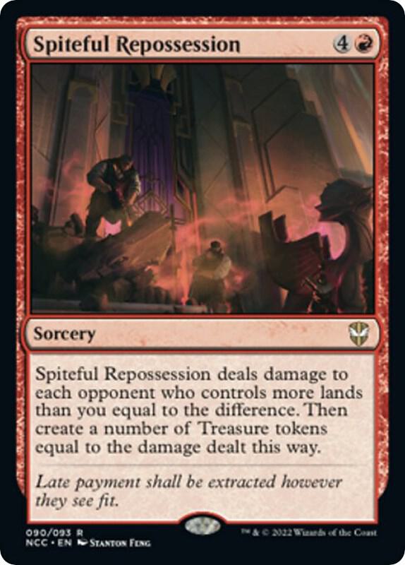 Spiteful Repossession, Commander: Streets of New Capenna 90