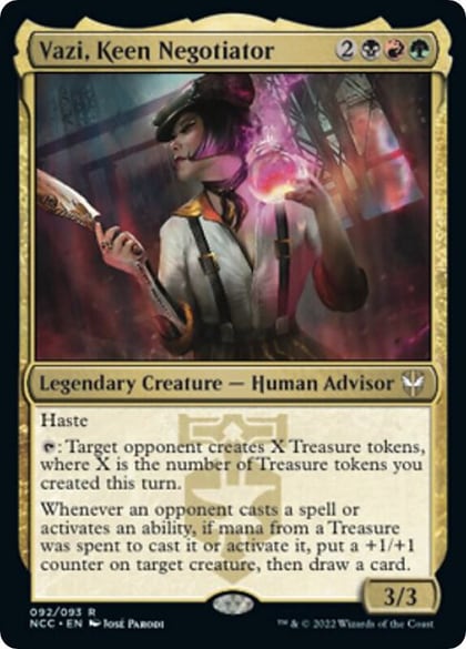 Vazi, Keen Negotiator, Commander: Streets of New Capenna 92