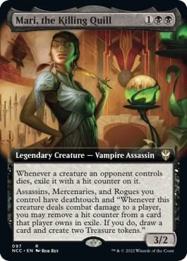 Mari, the Killing Quill (Extended Art), Commander: Streets of New Capenna 97