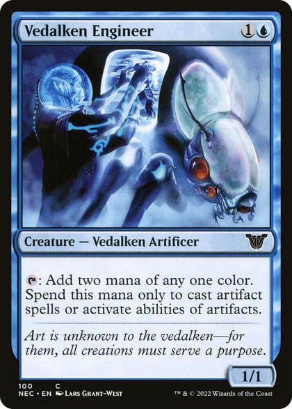 Vedalken Engineer, Commander: Kamigawa: Neon Dynasty 100