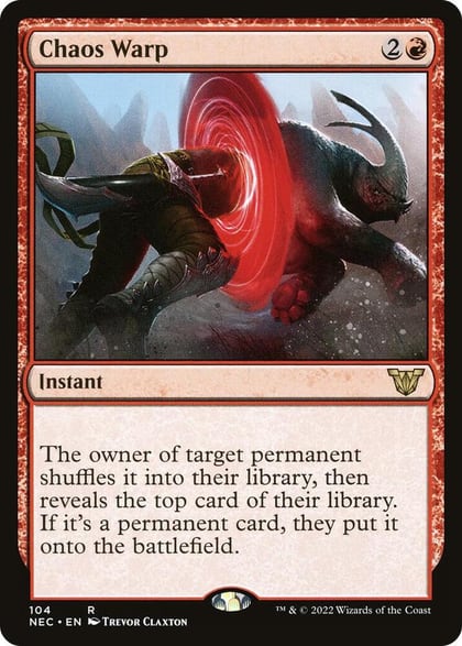 Chaos Warp, Commander: Kamigawa: Neon Dynasty 104