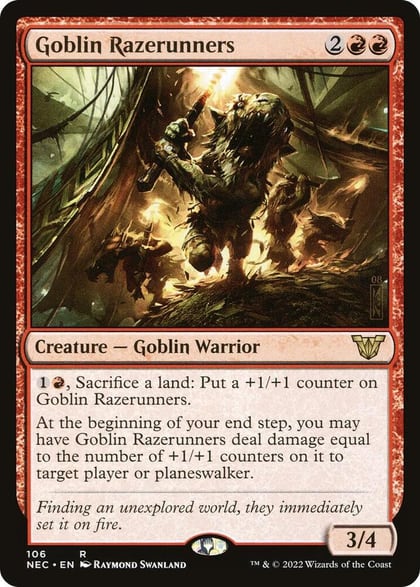 Goblin Razerunners, Commander: Kamigawa: Neon Dynasty 106