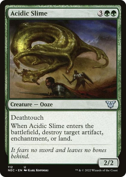 Acidic Slime, Commander: Kamigawa: Neon Dynasty 112